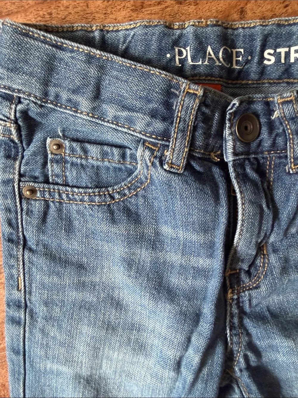 The Children's Place Straight Leg Medium Blue Jeans